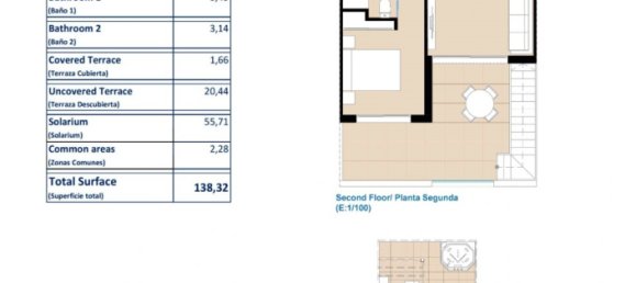 2 chambres Penthouse à Pilar de la Horadada, Spain No. 7267 10