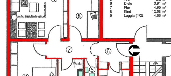 3-salle Appartement à Nuremberg, Germany No. 166604 30