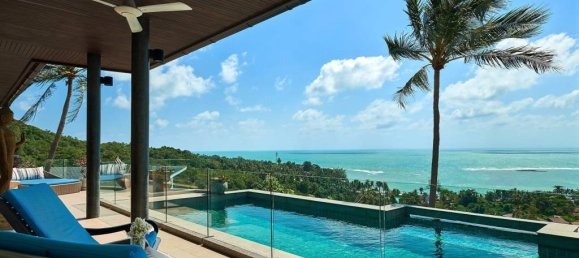 Вилла с 4 спальнями в Самуй, Таиланд № 77471 8