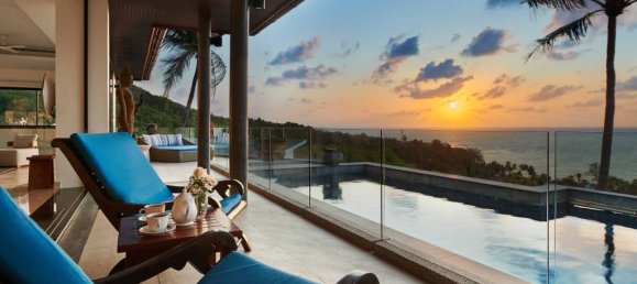 Вилла с 4 спальнями в Самуй, Таиланд № 77471 10