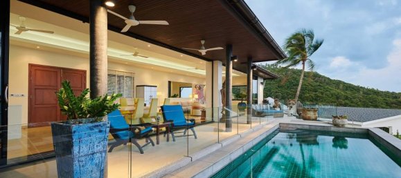 Вилла с 4 спальнями в Самуй, Таиланд № 77471 9