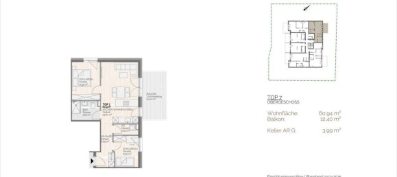 3 rooms Apartment in Ried im Innkreis, Austria No. 247959 4