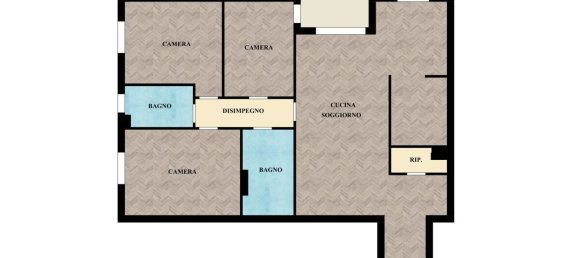 Apartamento de 4 divisões em San Giuliano Milanese, Italy N.º 178115 18
