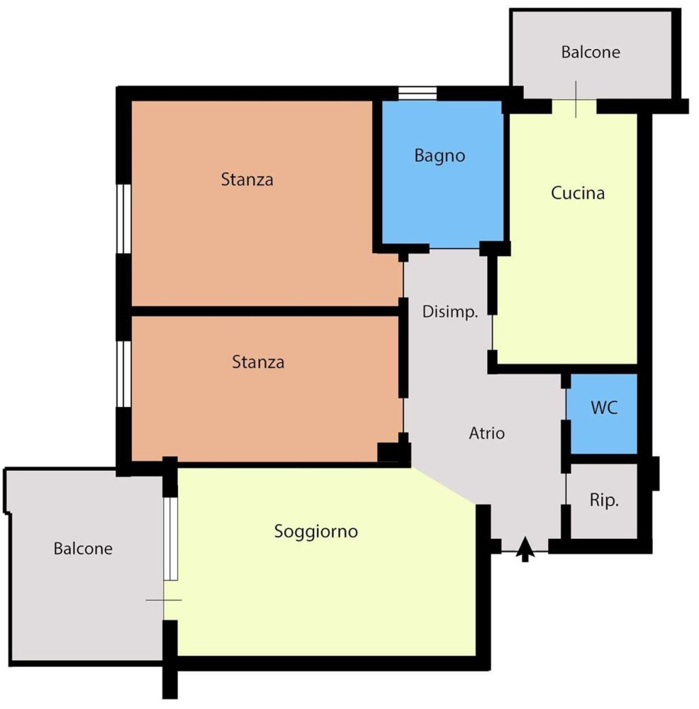 Квартира с 3 комнатами в Трентино Альто Адидже, Италия № 299841