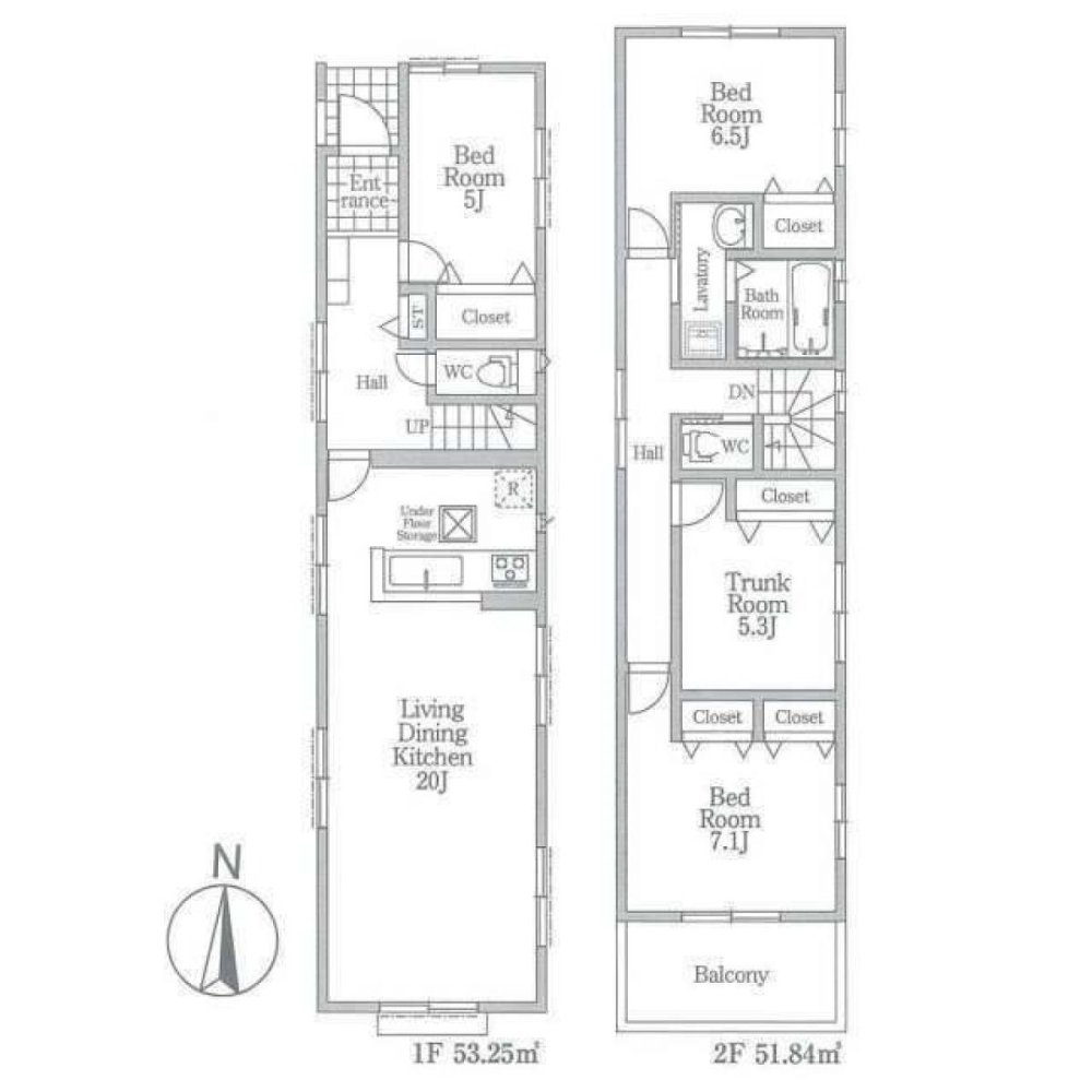 3 غرف نوم منزل في Saitama, Japan رقم 6889