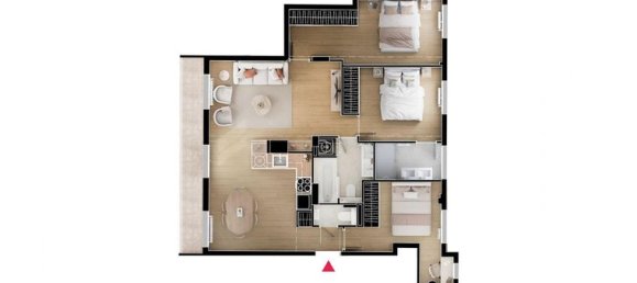 3 bedrooms Apartment in Paris, France No. 282415 9