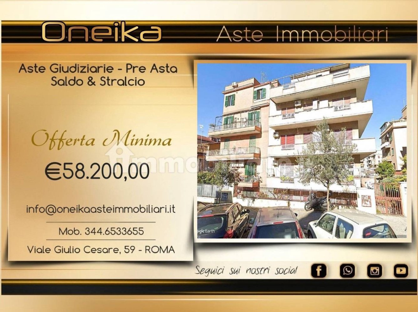 1 bedroom Apartment in Rome, Italy No. 287042