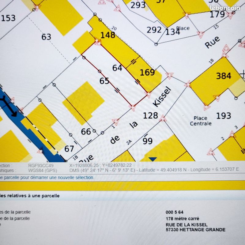 Земельный участок 178м² в Эттанж-Гранд, Франция № 266124