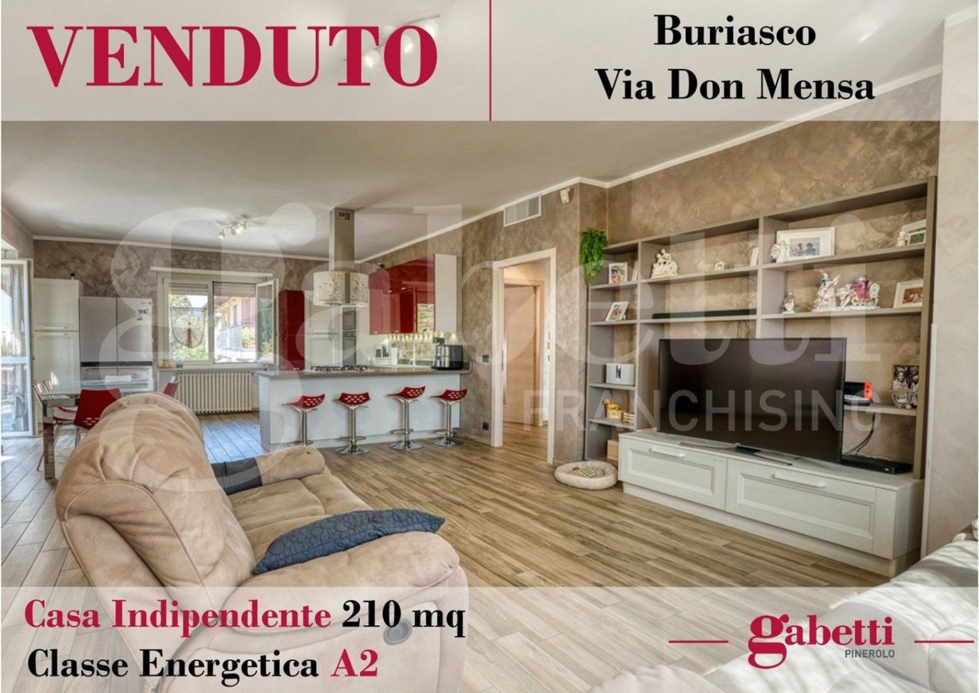 6 rooms House in Buriasco, Italy No. 189395