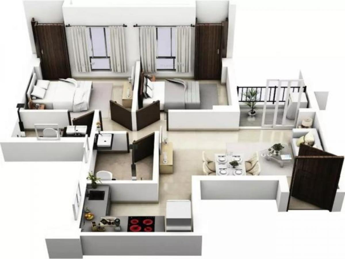 2 bedrooms House in Kolkata, India No. 44514