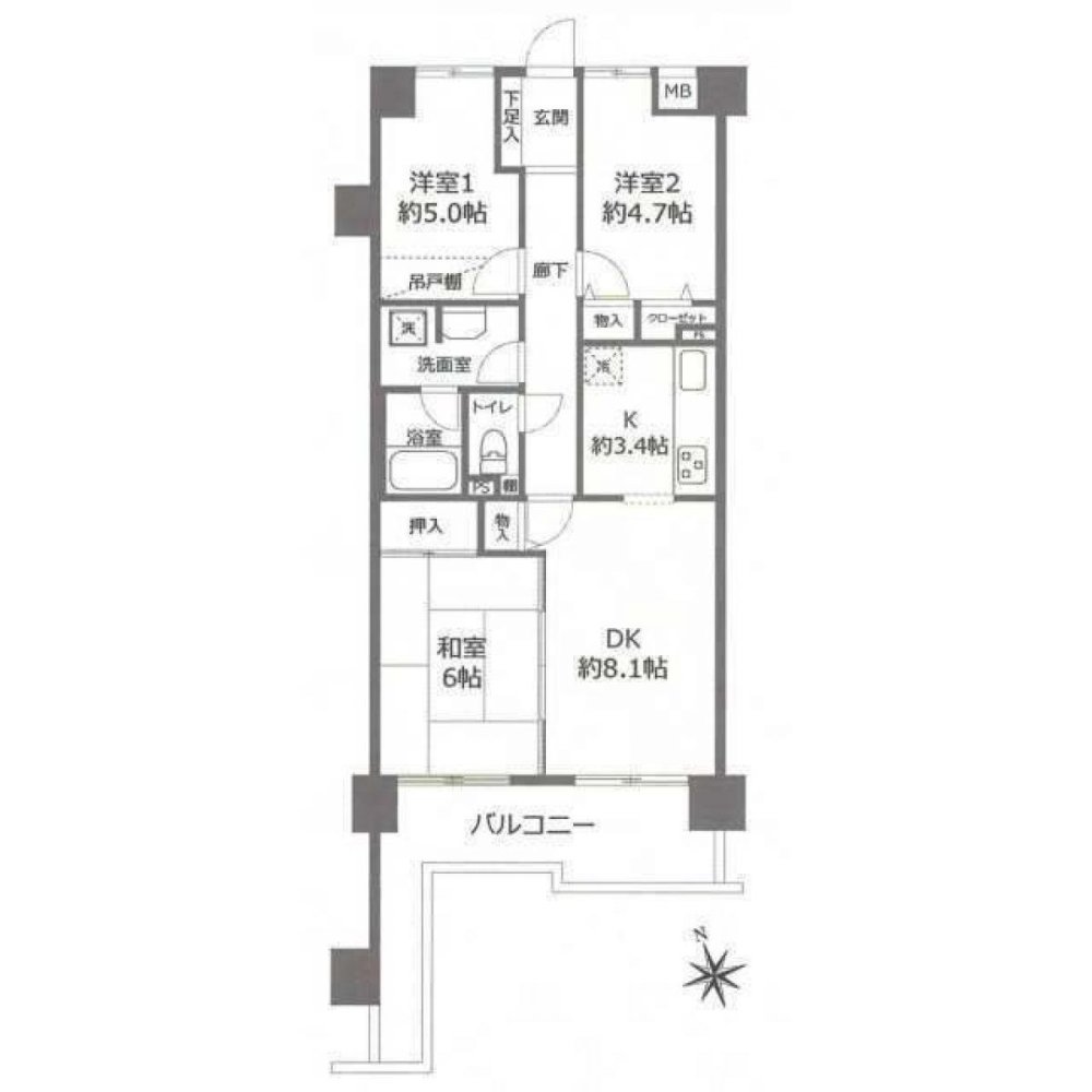 3 bedrooms Apartment in Aichi, Japan No. 6891