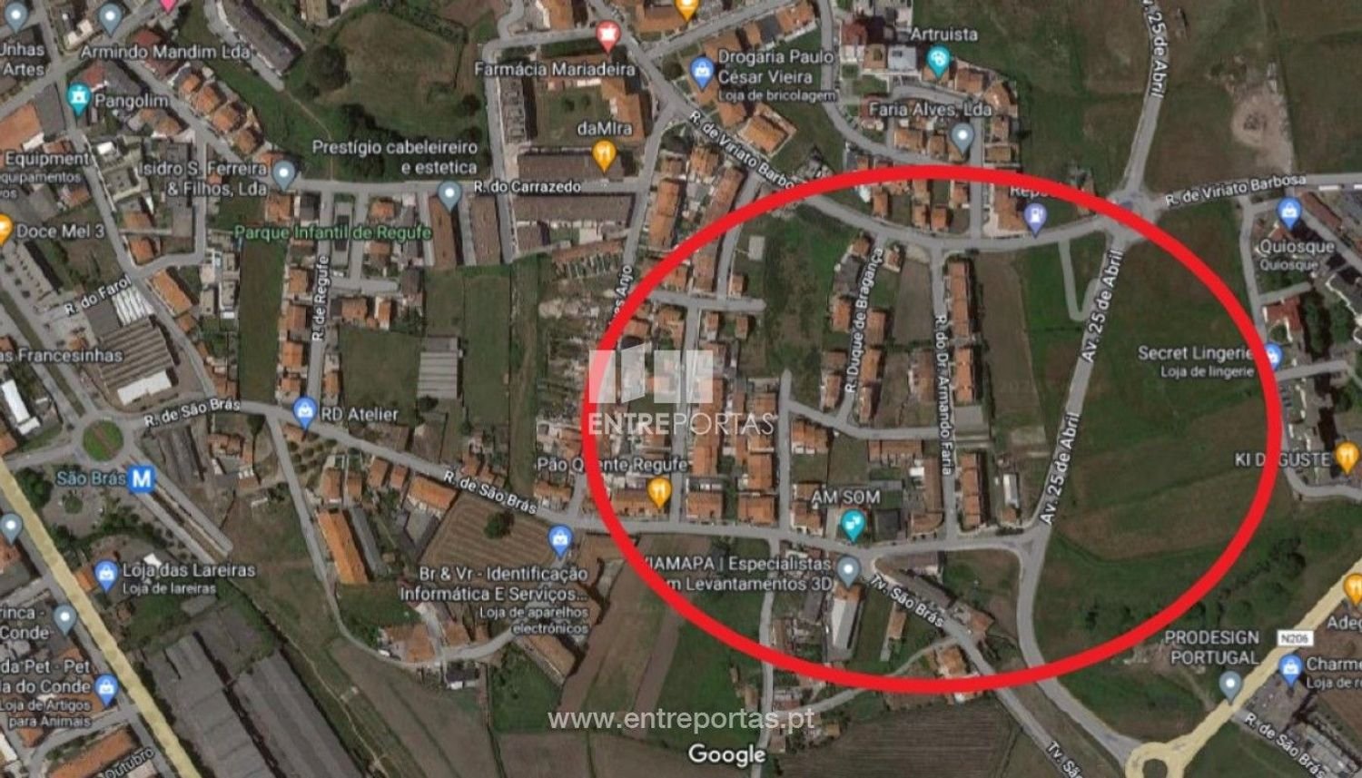 Terreno em Póvoa de Varzim, Portugal 915 m² N.º 56148