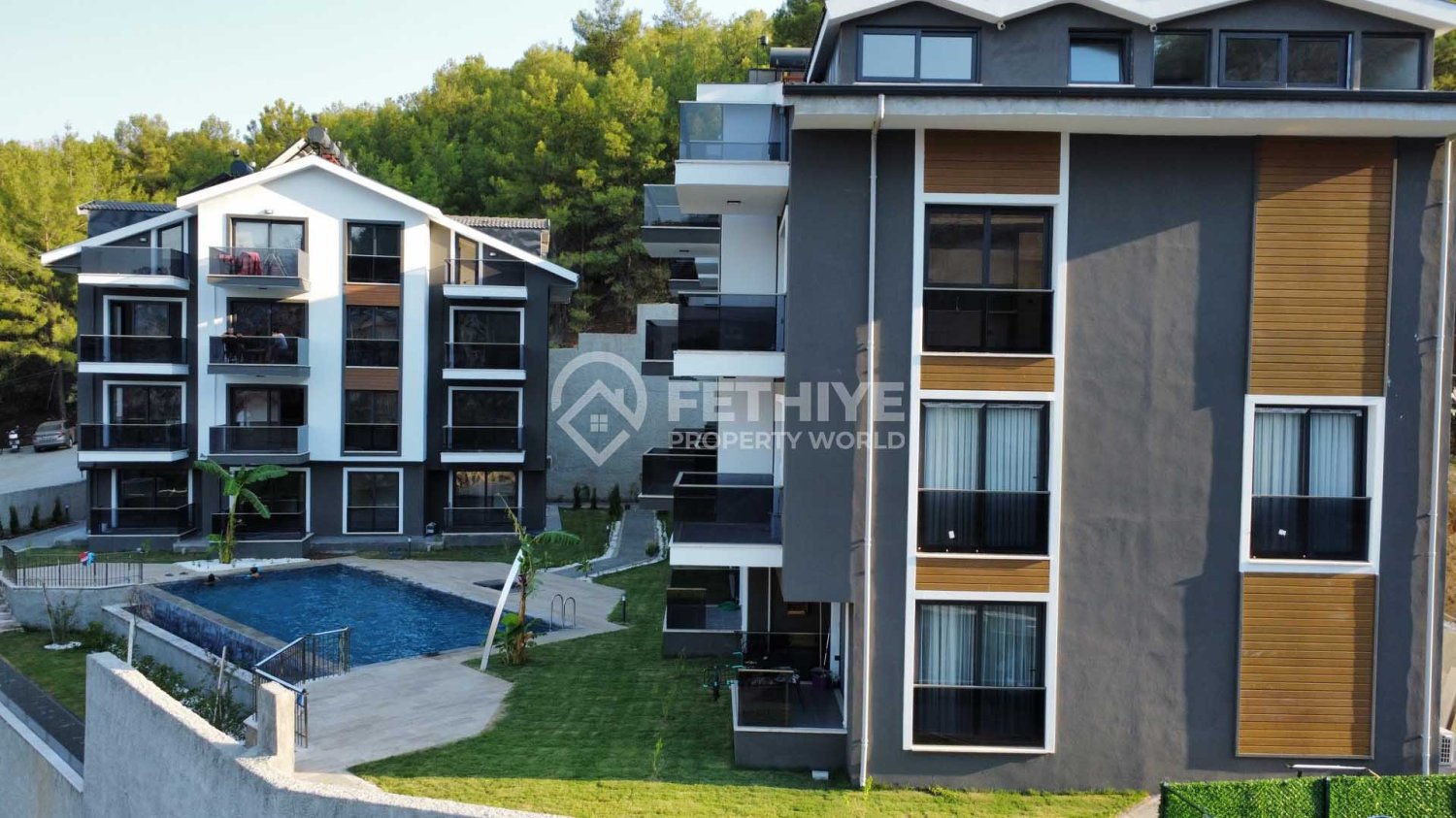 Apartamento 3+1 em Fethiye, Turkey N.º 22787
