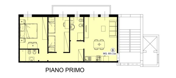 3-Zimmer Wohnung in Lentate sul Seveso, Italy, Nr. 3803 22