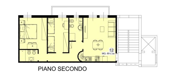 3-Zimmer Wohnung in Lentate sul Seveso, Italy, Nr. 3803 27