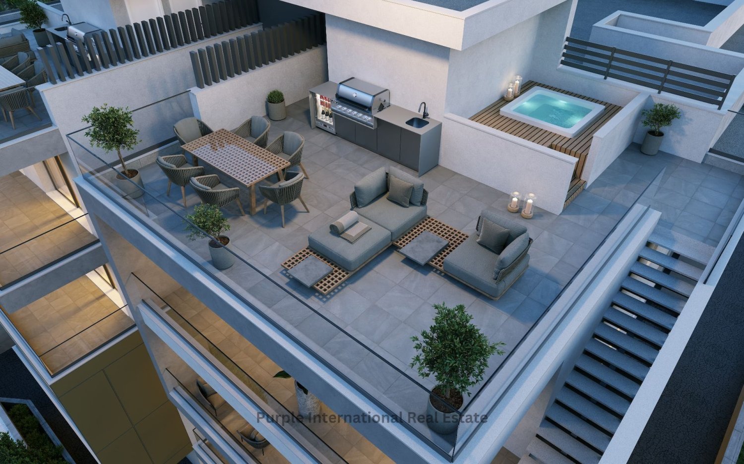 Apartamento de 3 dormitorios en Mesa Geitonia, Cyprus No. 5754