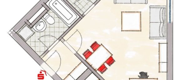 2 rooms Apartment in Schwerin, Germany No. 106632 3