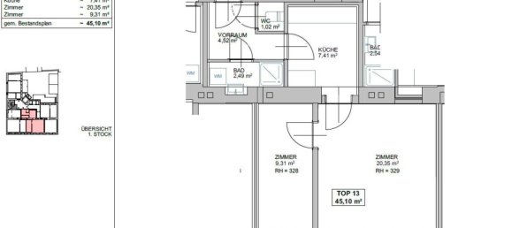 Apartamento de 2 habitaciónes en Neubau, Austria No. 258072 9
