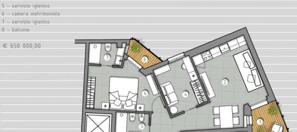 3-Zimmer Wohnung in Celle Ligure, Italy, Nr. 41185 17