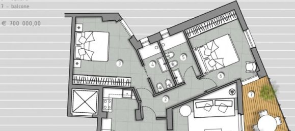 3-Zimmer Wohnung in Celle Ligure, Italy, Nr. 41185 14