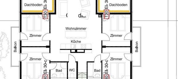 Квартира с 4 спальнями в Раурис, Австрия № 72597 12