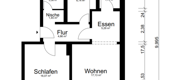 1 Schlafzimmer Wohnung in Niedersachsen, Germany, Nr. 267628 9