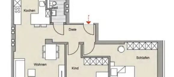 1 chambre Appartement à Cologne, Germany No. 133542 4