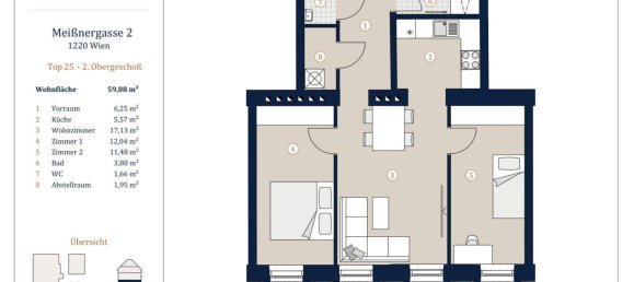 3-salle Appartement à Vienna, Austria No. 139325 12