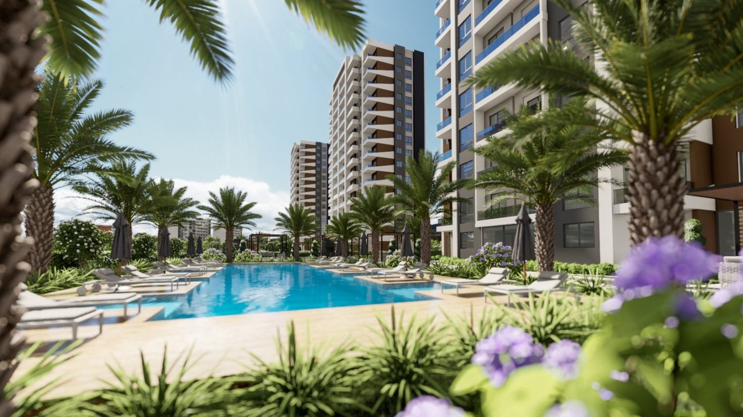 Квартира 2+1 в Мерсин, Турция № 30778