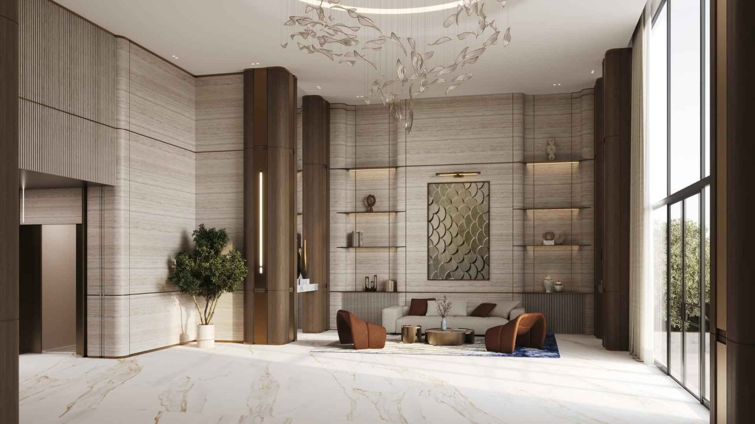 Квартира с 2 спальнями в Binghatti Hillviews, Аль-Барша, ОАЭ № 64221