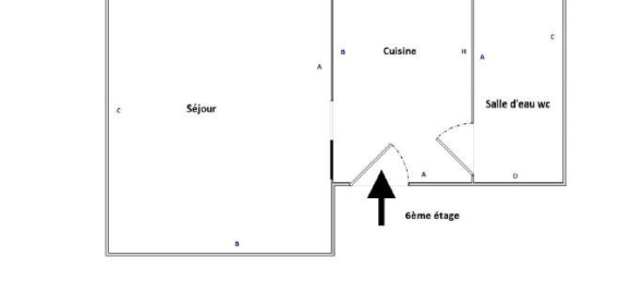 Apartamento de 1 dormitorio en Paris, France No. 168303 3