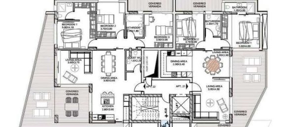 3 bedrooms Apartment in Limassol, Cyprus No. 19435 2