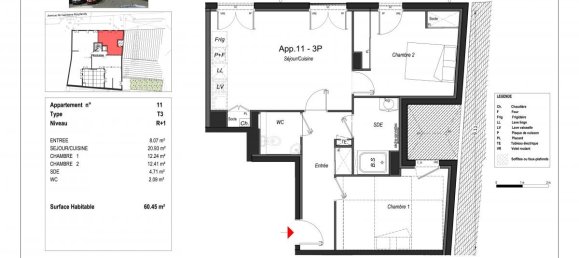 2 chambres Appartement à Bayonne, France No. 97086 16