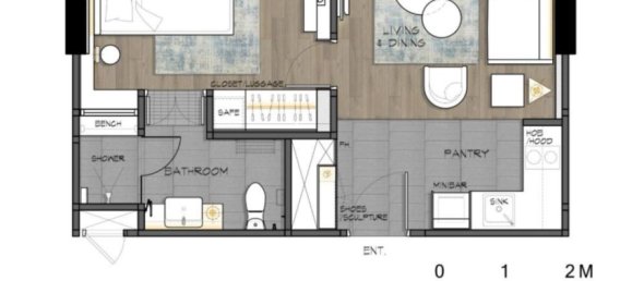 شقة 1 غرف نوم في Pattaya, Thailand رقم 12104 2