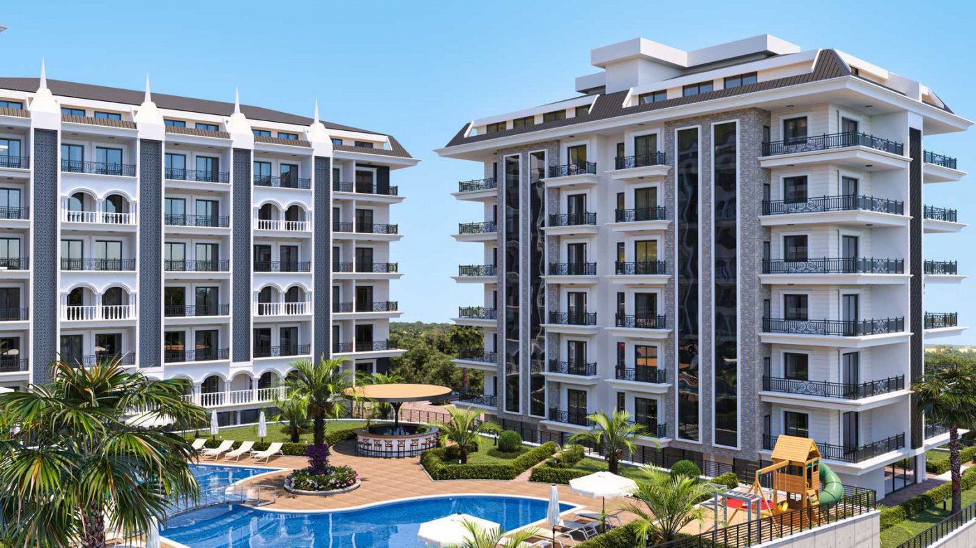 Wohnung 1+1 in Oba, Turkey, Nr. 6848