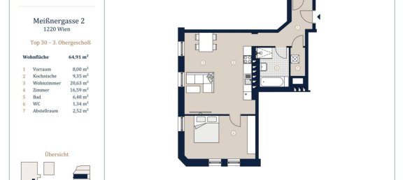 2-Zimmer Wohnung in Wien, Austria, Nr. 160321 14