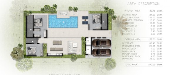 3 bedrooms Villa in Nai Yang, Thailand No. 8679 3