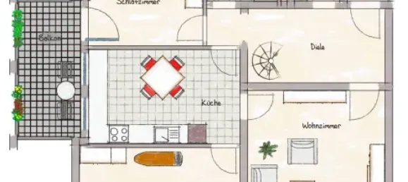 3 rooms Apartment in Furth, Germany No. 76553 2