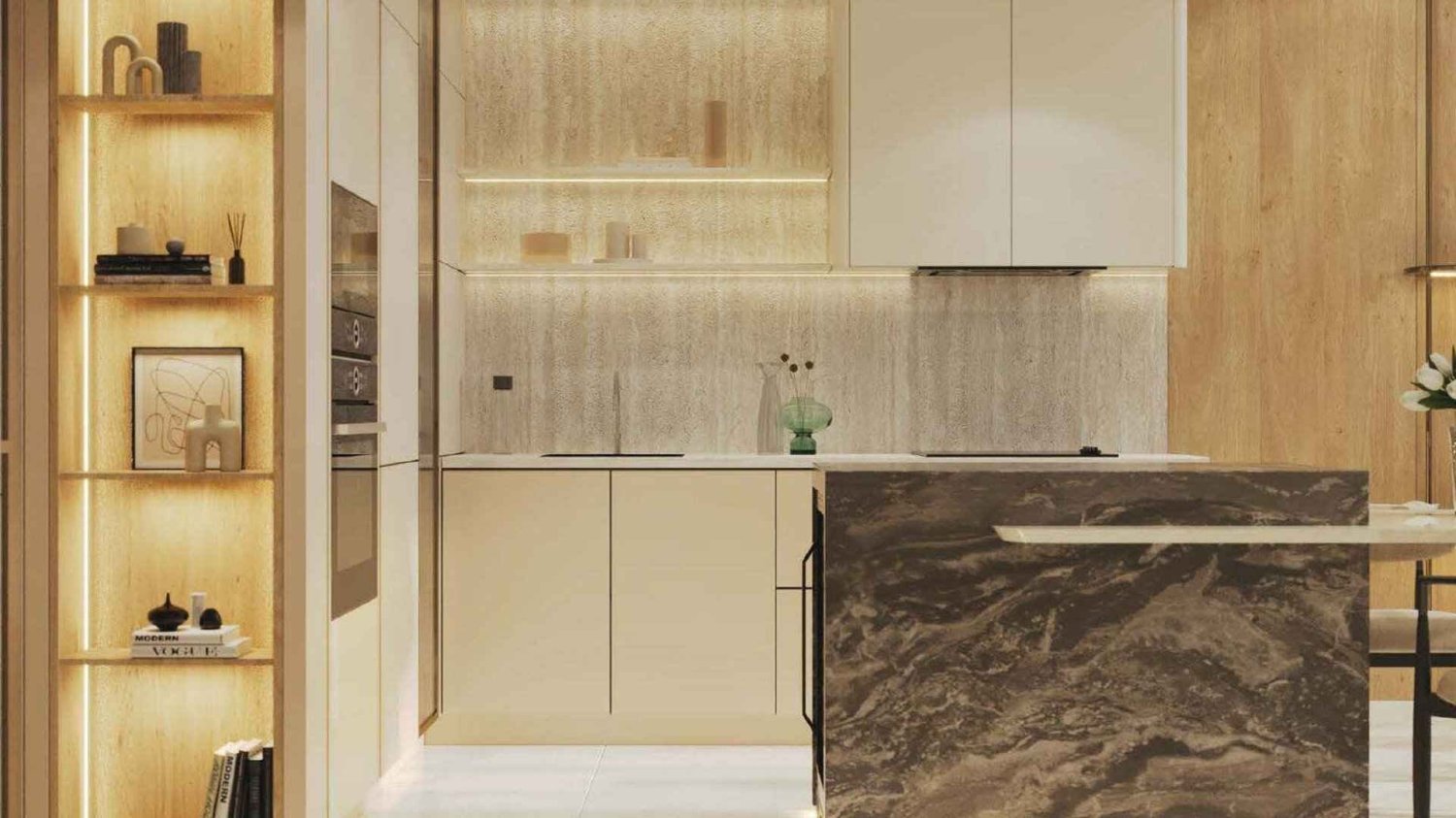 Квартира с 1 спальней в Wellington Ocean, Дубай, ОАЭ № 65536