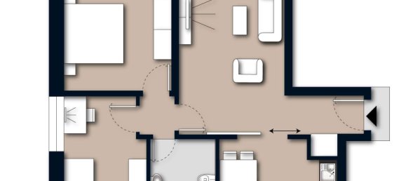 3غرفة شقة في Lower Saxony, Germany رقم 326168 45