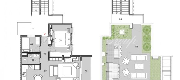 Apartamento de 2 dormitorios en Bodrum, Turkey No. 28591 4