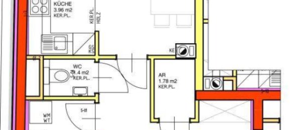 3-salle Appartement à Rudolfsheim-Funfhaus, Austria No. 247145 12