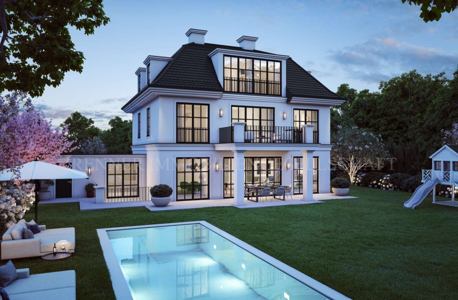 Вилла с 5 спальнями в Мюнхен, Германия № 129707