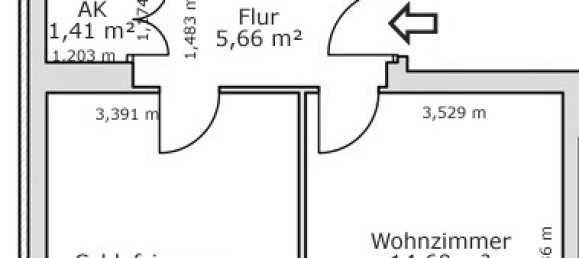 Apartamento de 2 divisões em Schoneberg, Germany N.º 12856 13