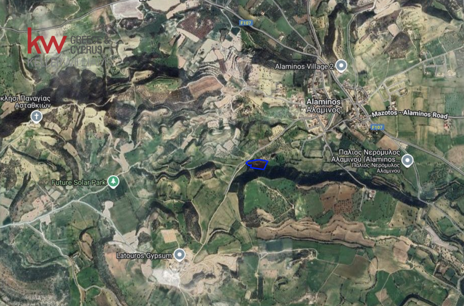 Земельный участок 8696м² в Аламинос, Кипр № 26808