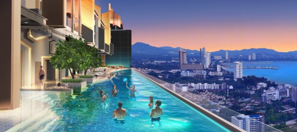 2-salle Appartement à Pattaya, Thailand No. 60112 9