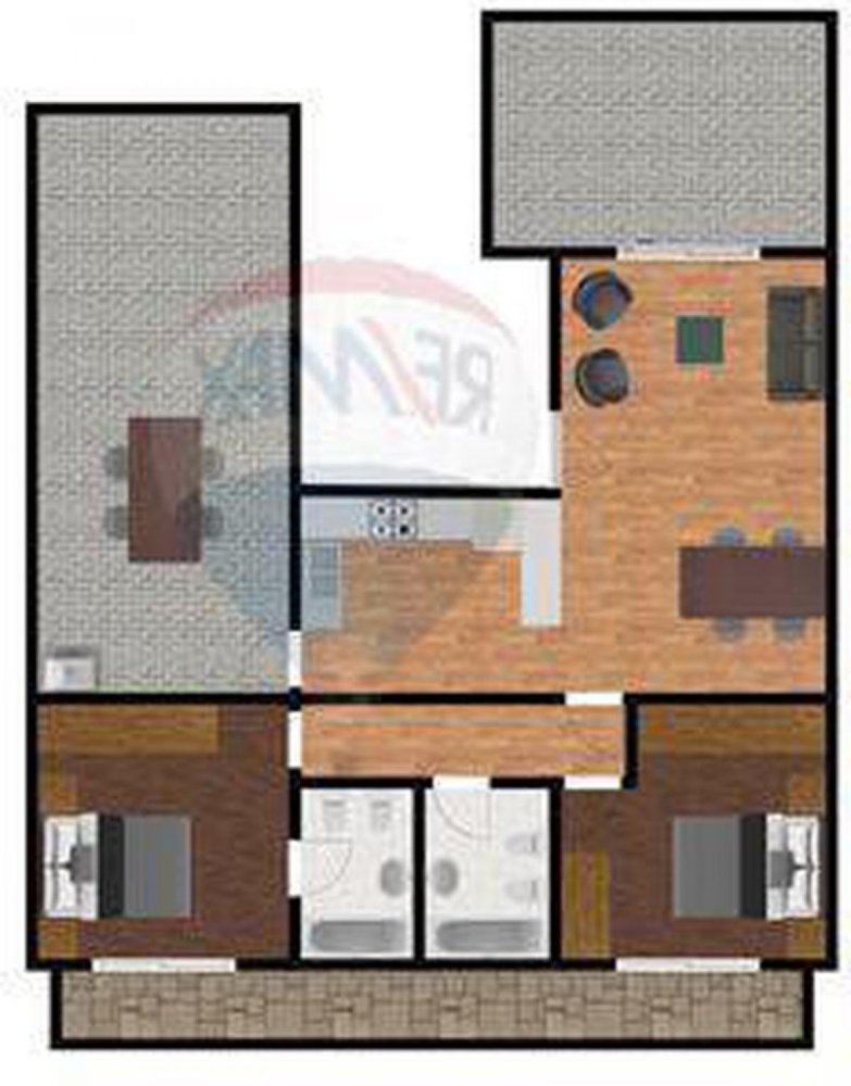 2 bedrooms Apartment in Bermudez, Argentina No. 1083