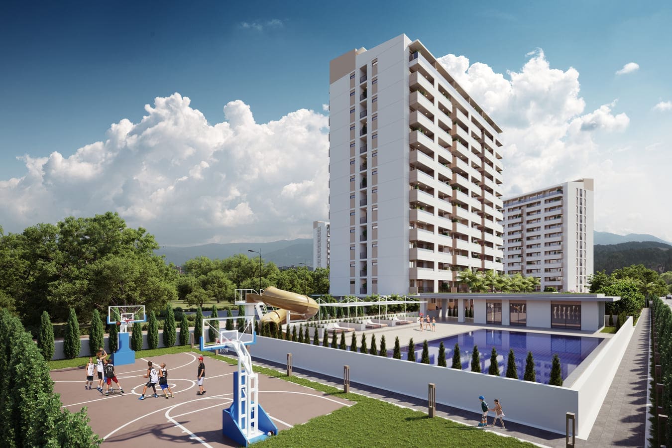 Apartment 1+1 in Mersin, Turkey No. 31370