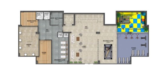 Apartamento 1+1 em Avsallar, Turkey N.º 31307 22