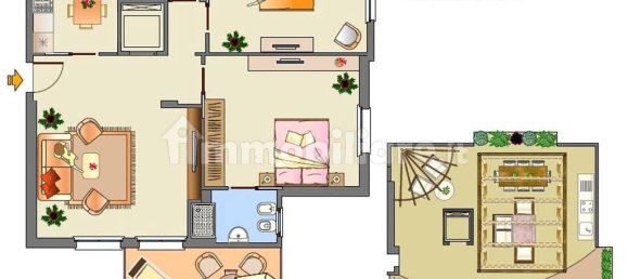 2 غرف نوم بانتهاوس في Bordighera, Italy رقم 217081 2